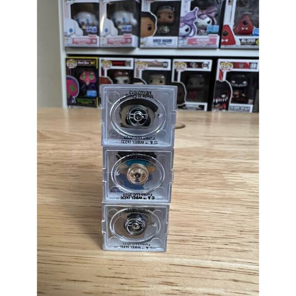 3 BITTY Friends 80s Hair 1" Funko Pops Ross Geller Rachel Green Chandler Bing TV - Picture 6 of 6